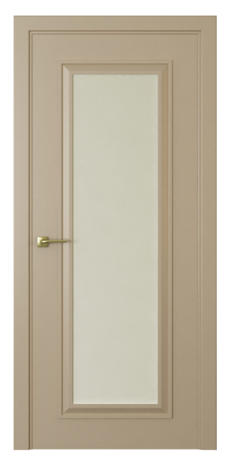 Межкомнатная дверь Mадрид 1 (ст.белое матовое) Эмаль латте Межкомнатная дверь Mадрид 1 (ст.белое матовое) Эмаль латте
