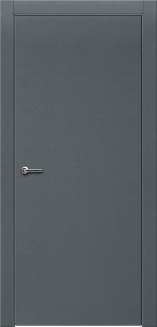 Дверь Шпон дуба 700 ДГ 21- 9 (Эмаль серая по шпону)