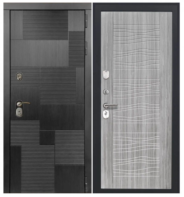 Дверь Luxor-47 - ФЛ-259 (10мм, дуб с пилением) Дверь Luxor-47 - ФЛ-259 (10мм, дуб с пилением)