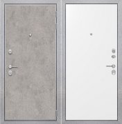 Дверь ZMD Лофт бетон Гладкая Сноу