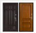 Дверь входная взломостойкая Сенатор 3D Марсель, цвет венге,  панель - вена цвет античный дуб