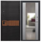 Дверь Luxor-49 - Алиса (16мм, ПВХ софт грей, зеркало)