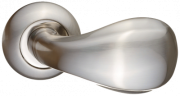 Ручка дверная "Сильвия", никель матовый