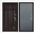 Дверь входная взломостойкая Сенатор 3D Марсель, цвет венге,  панель - aurum цвет антрацит гладкий Дверь входная взломостойкая Сенатор 3D Марсель, цвет венге,  панель - aurum цвет антрацит гладкий