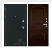 Дверь входная Президент Х7, цвет хамелеон антик, панель -  оливия цвет орех тон 2