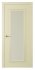 Межкомнатная дверь Mадрид 1 (ст.белое матовое)  Эмаль шампань