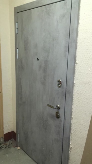 Дверь ZMD Лофт бетон Зеркало XXL Белая сосна Дверь ZMD Лофт бетон Зеркало XXL Белая сосна