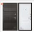Дверь входная со сменными панелями Министр, цвет горький шоколад,  панель - perfecto цвет белый бархат