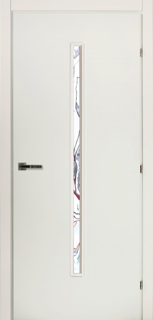 Дверь CPL 50.33 ДО 21- 9, стекло Лиа (Белый)