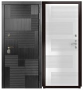 Дверь Luxor-47 - ФЛ-185 (10мм, ПВХ ясень белый)