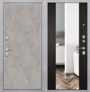 Дверь ZMD Лофт бетон Зеркало XXL Венге