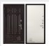 Дверь входная взломостойкая Сенатор 3D Марсель, цвет венге, панель - aurum цвет магнолия гладкая