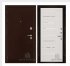 Дверь входная взломостойкая Феникс 3K, цвет медный антик, панель -  light 2110 (зеркало) цвет капучино велюр