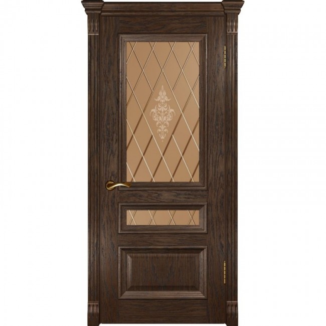 Межкомнатная дверь Фараон-2 ДО (Мореный дуб)
