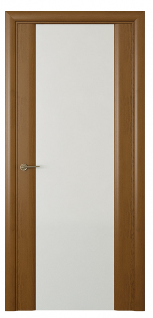 Межкомнатная дверь Океан Шторм 3 (ст.белое триплекс) Дуб шоколад