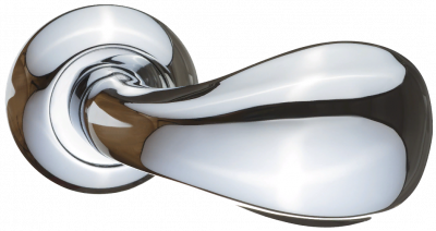 Ручка дверная "Сильвия", хром блестящий