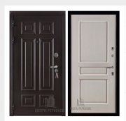 Дверь входная взломостойкая Сенатор 3D Марсель, цвет венге,  панель - виктория цвет эмаль слоновая кость Дверь входная взломостойкая Сенатор 3D Марсель, цвет венге,  панель - виктория цвет эмаль слоновая кость