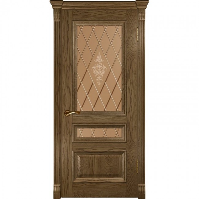 Межкомнатная дверь Фараон-2 ДО (Светлый мореный дуб)