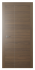 Межкомнатная дверь De Vesta 1 (глухая)  Экошпон клен шоколадный