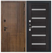 Дверь Авеста - СБ-1 (ст. белое, 16мм, венге)