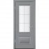 Межкомнатная дверь Симпл-2 серая эмаль ДО