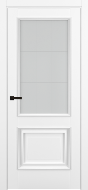 Межкомнатная дверь Classico-13.21 Shellac White Milling White 2 вариант