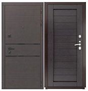 Входная дверь Luxor - 43 - Экошпон СБ-3 (16мм, венге) Входная дверь Luxor - 43 - Экошпон СБ-3 (16мм, венге)