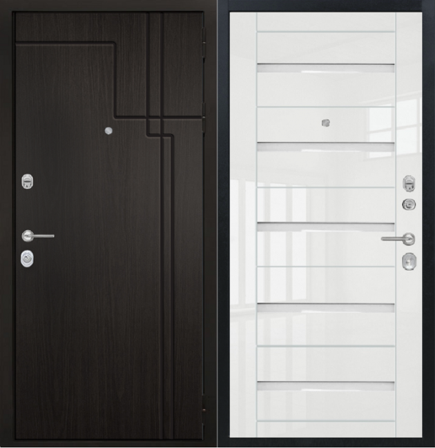 Дверь ZMD Галактик SB Белый глянец