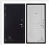 Дверь входная Колизей, цвет темное серебро антик, панель -  турин цвет эмаль белая