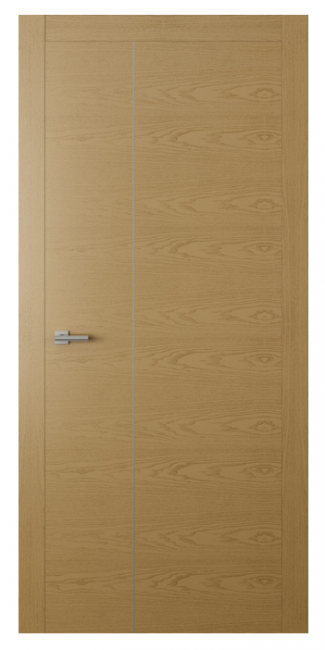 Межкомнатная дверь De Vesta 1 (глухая) Ясень бренди