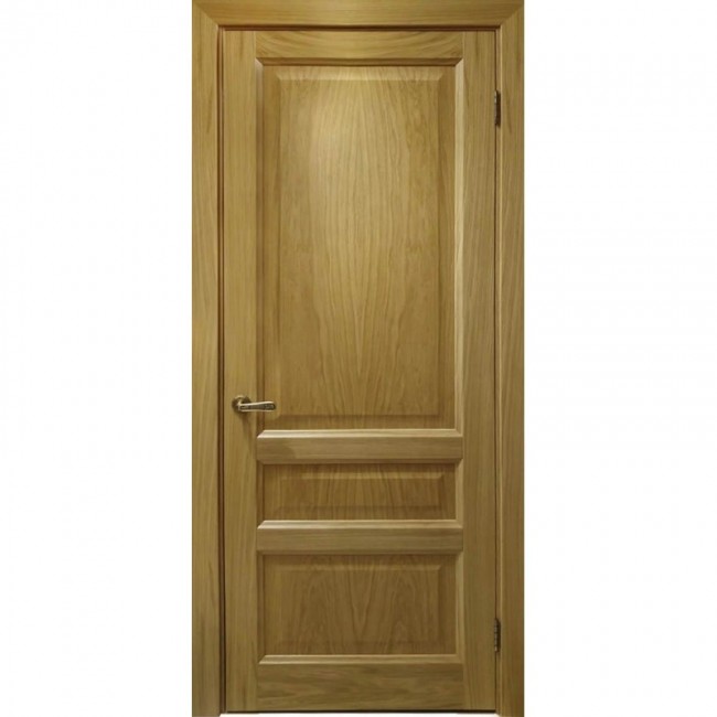 Межкомнатная дверь шпонированная Атлантис -2 ДГ (Дуб натуральный)