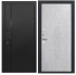 Дверь Luxor-45 ФЛ-256 (10мм, бетон снежный)