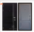 Дверь входная взломостойкая Сенатор Карбон, цвет черная мозаика,  панель - perfecto цвет серый бархат
