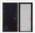 Дверь входная Колизей, цвет темное серебро антик, панель -  uno цвет chiaro (ral 9003)