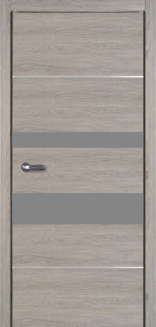Дверь 703М ДО 21- 9, стекло Мателак Сильвер (Дуб Пепельный)