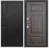 Дверь Luxor-45 ФЛ-659 (12мм, nussbaum + черная патина винорит)