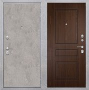 Дверь ZMD Лофт бетон Классика Орех бренди