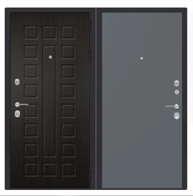 Дверь ZMD Премиум 183 Гладкая Титан Дверь ZMD Премиум 183 Гладкая Титан