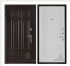 Дверь входная взломостойкая Сенатор 3D Марсель, цвет венге,  панель - турин цвет эмаль белая