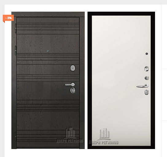 Дверь входная со сменными панелями Министр, цвет горький шоколад,  панель - aurum цвет магнолия гладкая