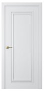 Межкомнатная дверь Mадрид 1 (глухая)  Эмаль белый шелк