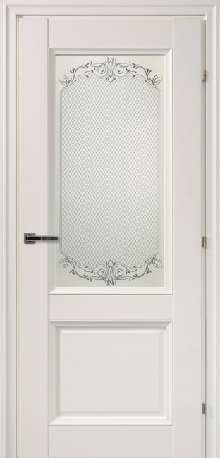 Дверь CPL 33.24Ф ДО 21- 9, стекло Денор (Белый) Дверь CPL 33.24Ф ДО 21- 9, стекло Денор (Белый)