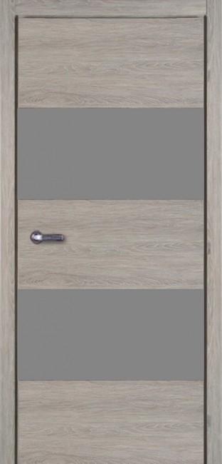 Дверь 705 ДО 21- 9, стекло Мателак Сильвер (Дуб Пепельный)