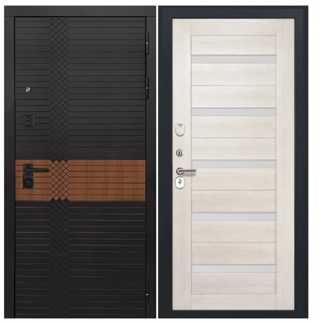 Дверь Luxor-49 - СБ-1 (ст. белое, 16мм, беленый дуб) Дверь Luxor-49 - СБ-1 (ст. белое, 16мм, беленый дуб)