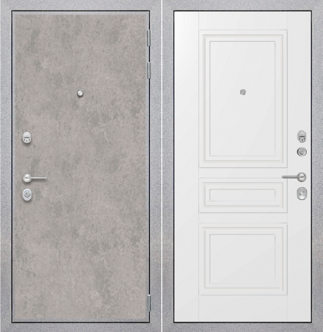 Дверь ZMD Лофт бетон Классика Сноу Дверь ZMD Лофт бетон Классика Сноу