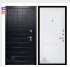 Дверь входная взломостойкая Сенатор ПЛЮС, цвет альберо блэк рисунок грань, панель - perfecto цвет белый бархат Дверь входная взломостойкая Сенатор ПЛЮС, цвет альберо блэк рисунок грань, панель - perfecto цвет белый бархат