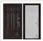 Дверь входная взломостойкая Сенатор 3D Марсель, цвет венге,  панель - uno цвет chiaro (ral 9003) Дверь входная взломостойкая Сенатор 3D Марсель, цвет венге,  панель - uno цвет chiaro (ral 9003)