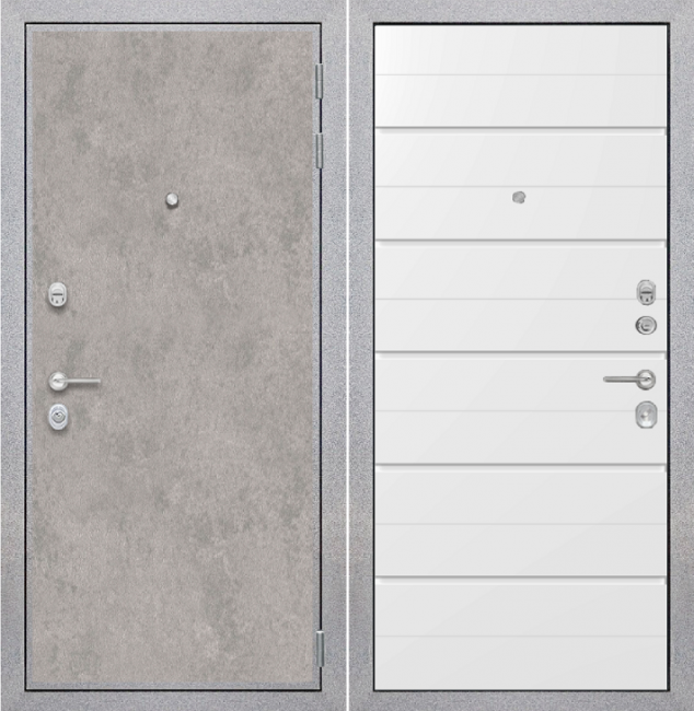 Дверь ZMD Лофт бетон Лайн Сноу