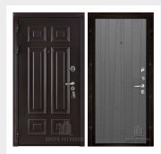 Дверь входная взломостойкая Сенатор 3D Марсель, цвет венге,  панель - trend цвет grigio (ral 7015) Дверь входная взломостойкая Сенатор 3D Марсель, цвет венге,  панель - trend цвет grigio (ral 7015)