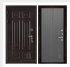 Дверь входная взломостойкая Сенатор 3D Марсель, цвет венге,  панель - trend цвет grigio (ral 7015) Дверь входная взломостойкая Сенатор 3D Марсель, цвет венге,  панель - trend цвет grigio (ral 7015)